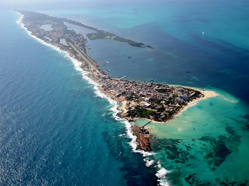 Discover one of the best places to visit in Cancun! here at a Full Day 45 guest Private Catamaran adventure